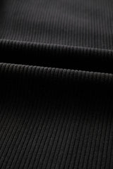Black Houndstooth Corduroy Patchwork Flap Pocket Shacket Jackets JT's Designer Fashion