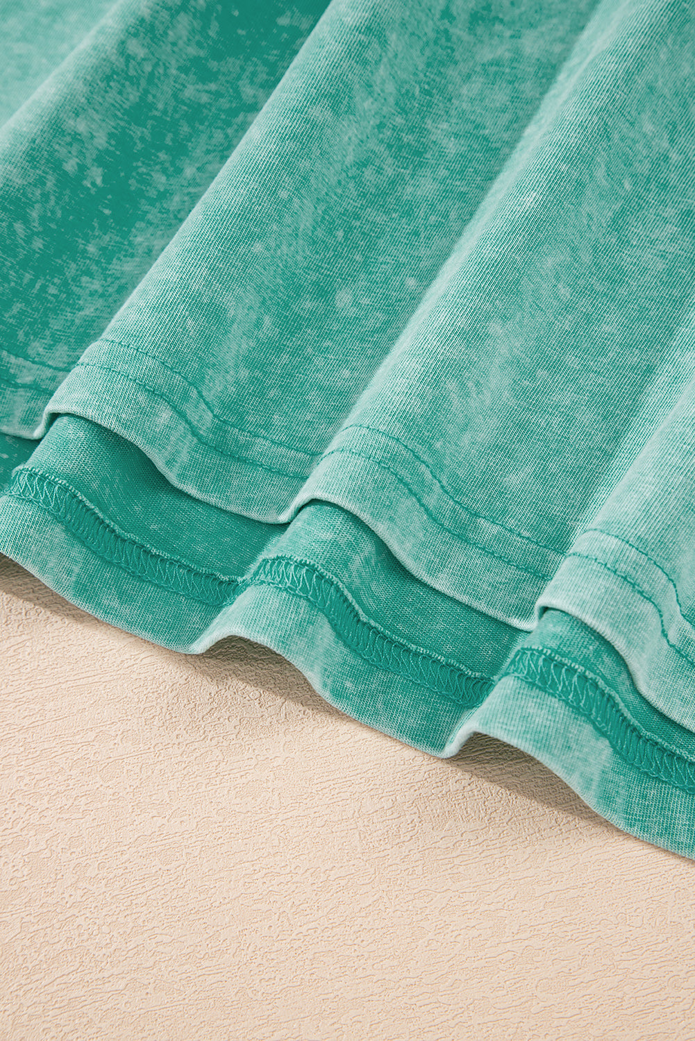 Sea Green Mineral Wash Tank Mini Dress with Pockets Mini Dresses JT's Designer Fashion