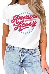 White American Honey Graphic Tee Graphic Tees JT's Designer Fashion