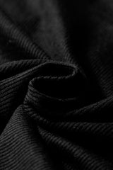 Black A-line Draped High Waist Phone Pocket Lined Skort Casual Shorts JT's Designer Fashion
