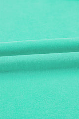 Aruba Blue Solid Kangaroo Pocket Half Zipper Oversized Hoodie Sweatshirts & Hoodies JT's Designer Fashion