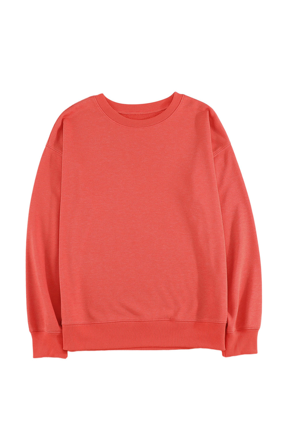 Plain Crew Neck Pullover Sweatshirt Sweatshirts & Hoodies JT's Designer Fashion