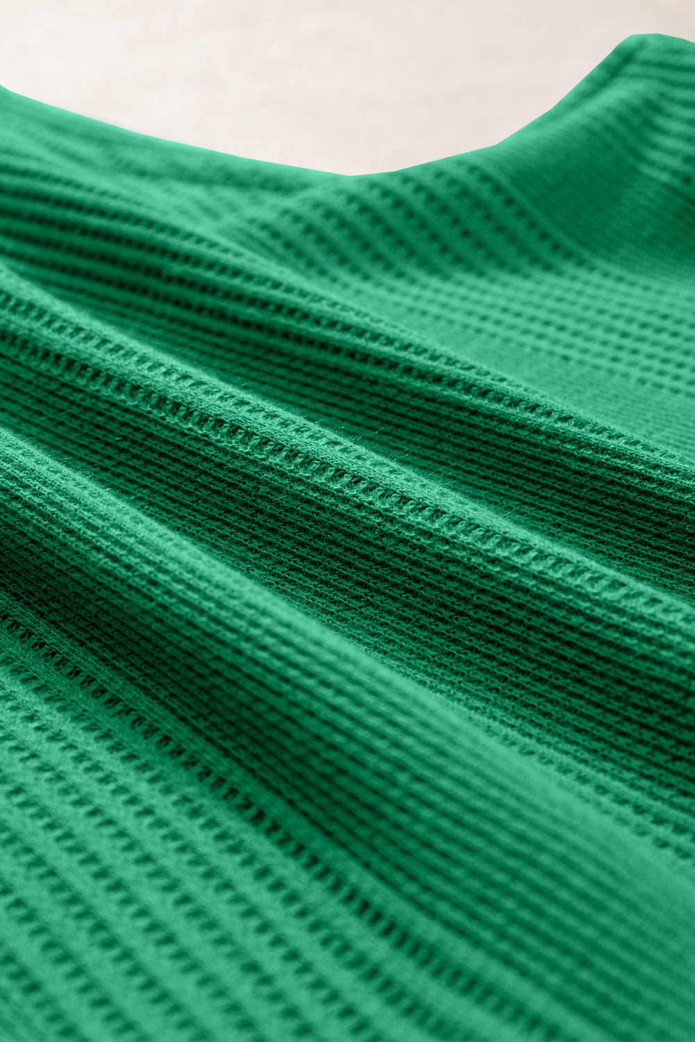 Green Solid Color Ribbed Ruffle Tank Top and Pants Set Pant Sets JT's Designer Fashion