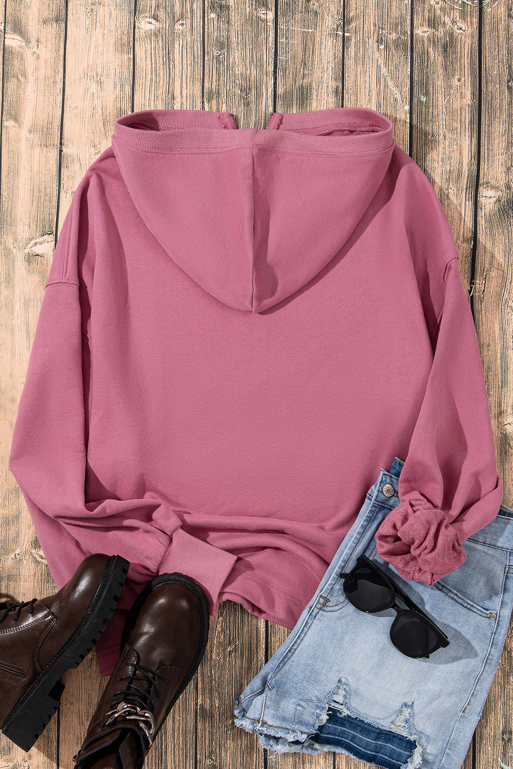 Valerian Solid Kangaroo Pocket Half Zipper Oversized Hoodie Sweatshirts & Hoodies JT's Designer Fashion