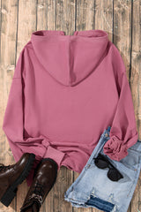Valerian Solid Kangaroo Pocket Half Zipper Oversized Hoodie Sweatshirts & Hoodies JT's Designer Fashion