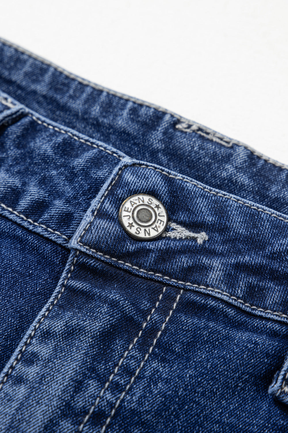 Sail Blue Wide Leg Pocketed High Waist Jeans Jeans JT's Designer Fashion