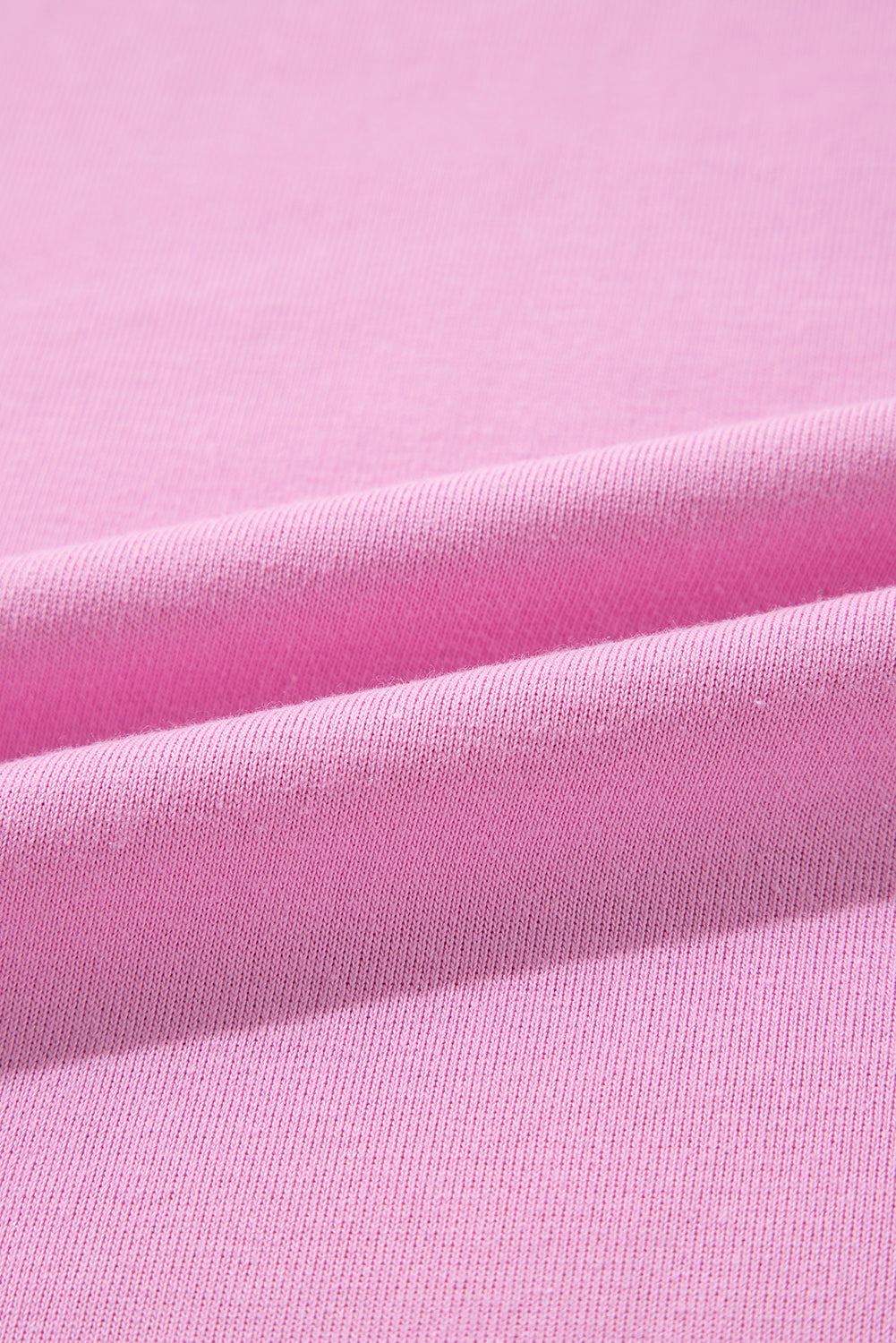 Bonbon Color Block Exposed Seam Side Slits Crewneck Sweatshirt Sweatshirts & Hoodies JT's Designer Fashion