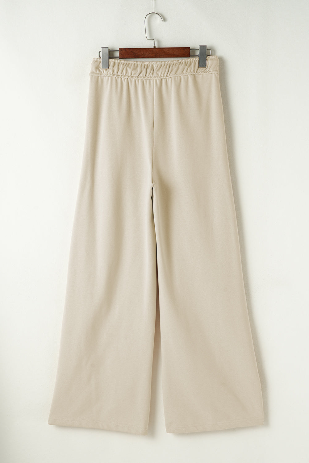 Apricot Loop Drawstring Casual Wide Leg Pants Pants & Culotte JT's Designer Fashion