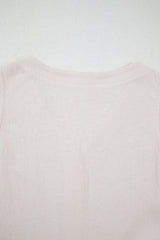 Apricot Buttoned V Neck Tank Top and Wide Leg Pants Casual Outfit Pant Sets JT's Designer Fashion