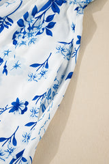 Sky Blue Floral Print Sweetheart Neck Plus Size Midi Dress Plus Size Midi Dresses JT's Designer Fashion