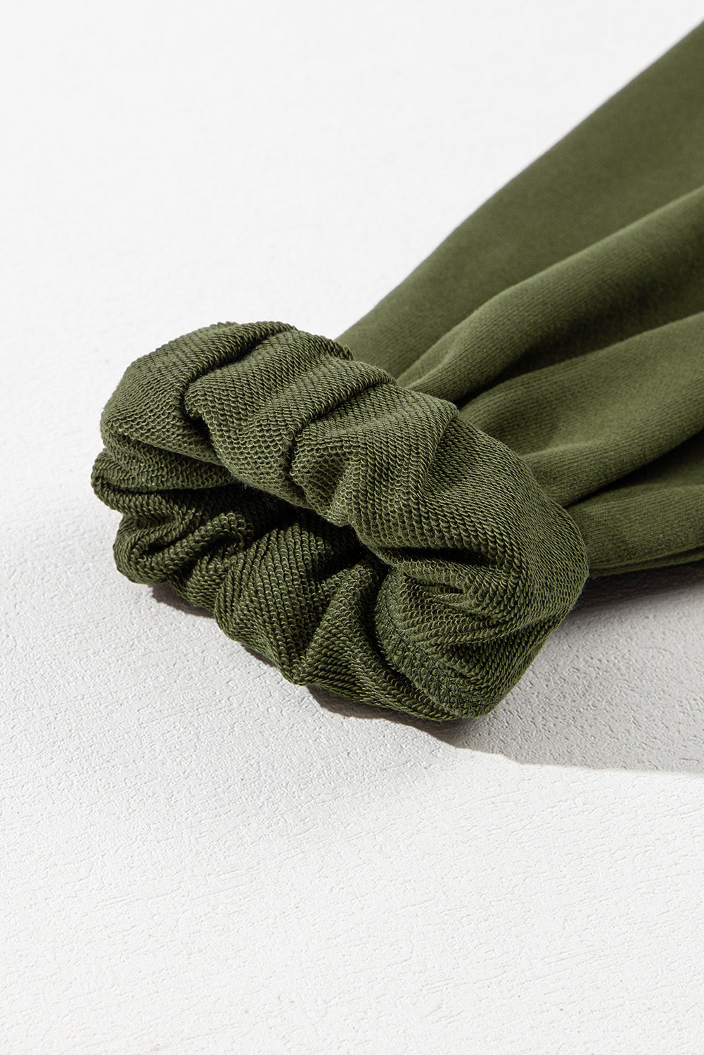 Moss Green Solid Kangaroo Pocket Half Zipper Oversized Hoodie Sweatshirts & Hoodies JT's Designer Fashion