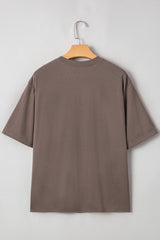Chicory Coffee Honky Tonk Honey Graphic Crew Neck Western Fashion Tee Graphic Tees JT's Designer Fashion