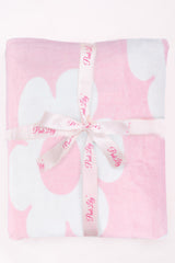 Pink Floral Pattern Square Blanket 76*63cm Other Accessories JT's Designer Fashion