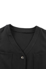 Black Buttoned Sleeveless Cropped Jumpsuit with Sash Jumpsuits & Rompers JT's Designer Fashion