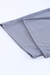 Gray Oh So Glam Belted Wide Leg Jumpsuit Jumpsuits & Rompers JT's Designer Fashion