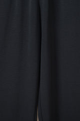 Black Smocked Sleeveless Wide Leg Jumpsuit with Pockets Jumpsuits & Rompers JT's Designer Fashion