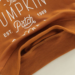 Kids’ Bright & Cheerful Pumpkin Halloween Sweatshirt – Soft, Cozy & Fun Fall Favorite! Kids Tops JT's Designer Fashion