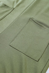 Green Pocketed Adjustable Spaghetti Strap Straight Leg Jumpsuit Jumpsuits & Rompers JT's Designer Fashion
