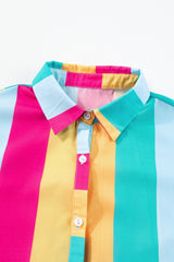 Color Block Half Sleeve Mini Dress Mini Dresses JT's Designer Fashion