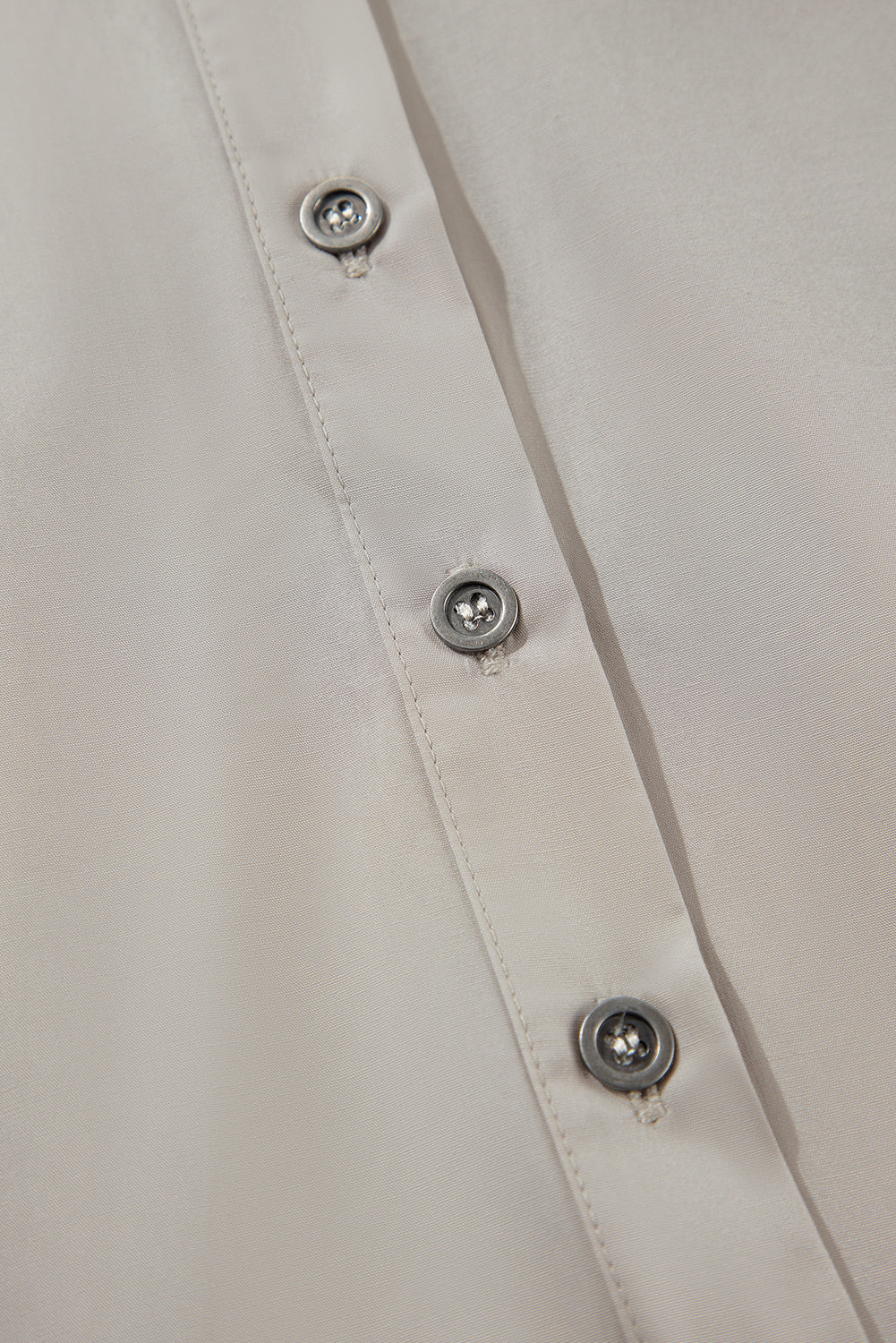 High Solid Color Balloon Sleeve Side Slits Loose Fit Shirt Blouses & Shirts JT's Designer Fashion