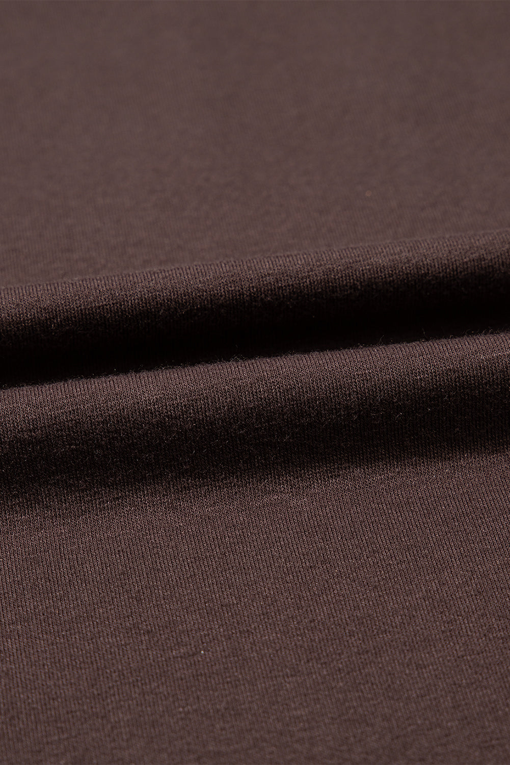 Dark Brown Contrast Lace Raglan Sleeve Pleated Detail Shift Dress T Shirt Dresses JT's Designer Fashion