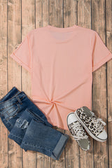 Pink Crawfish Season Graphic Casual Tee Graphic Tees JT's Designer Fashion