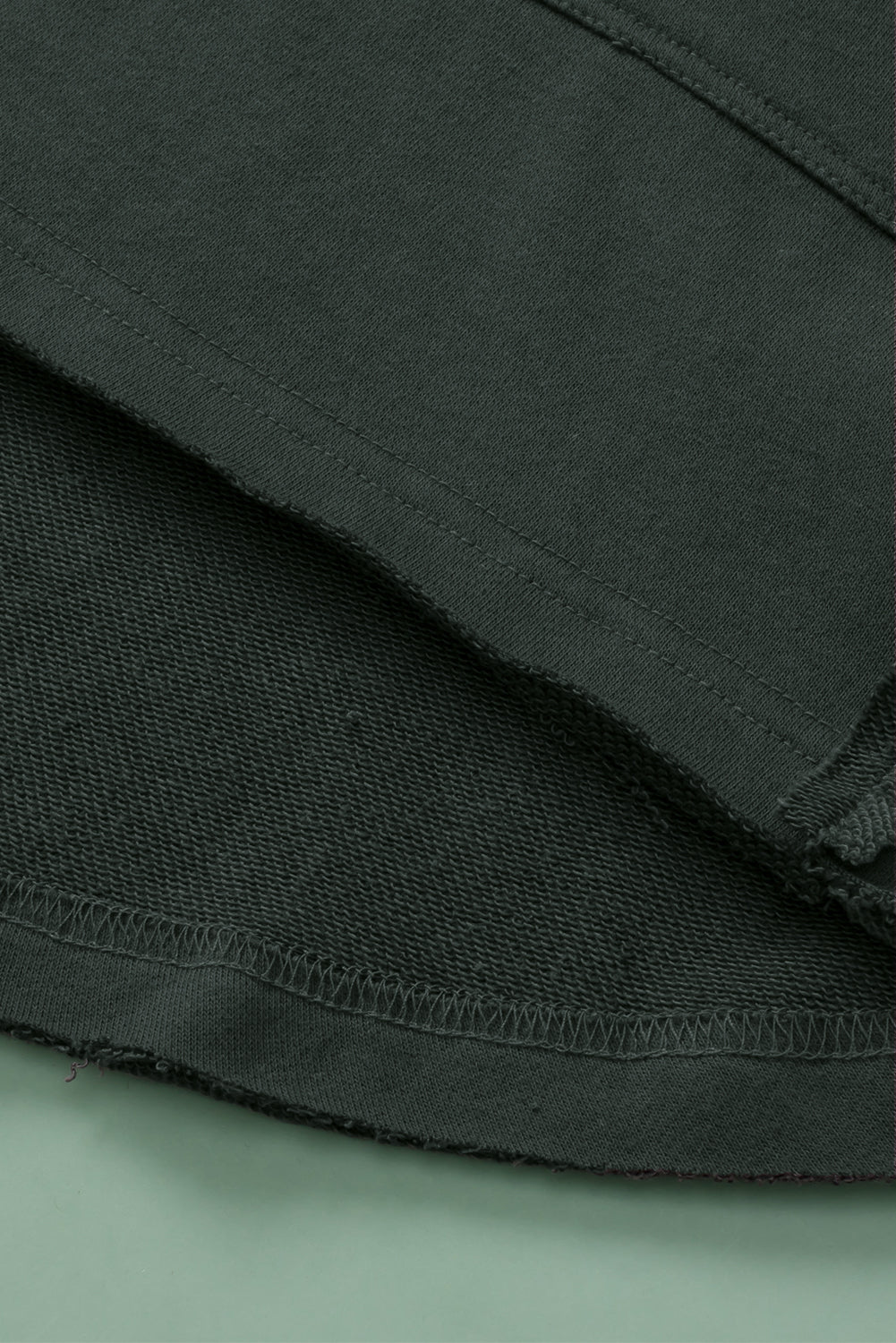 Gray Exposed Seam Raw Edge Hoodie with Pockets Sweatshirts & Hoodies JT's Designer Fashion