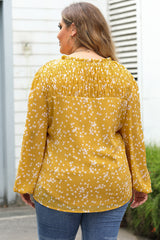 Yellow top Plus Size JT's Designer Fashion