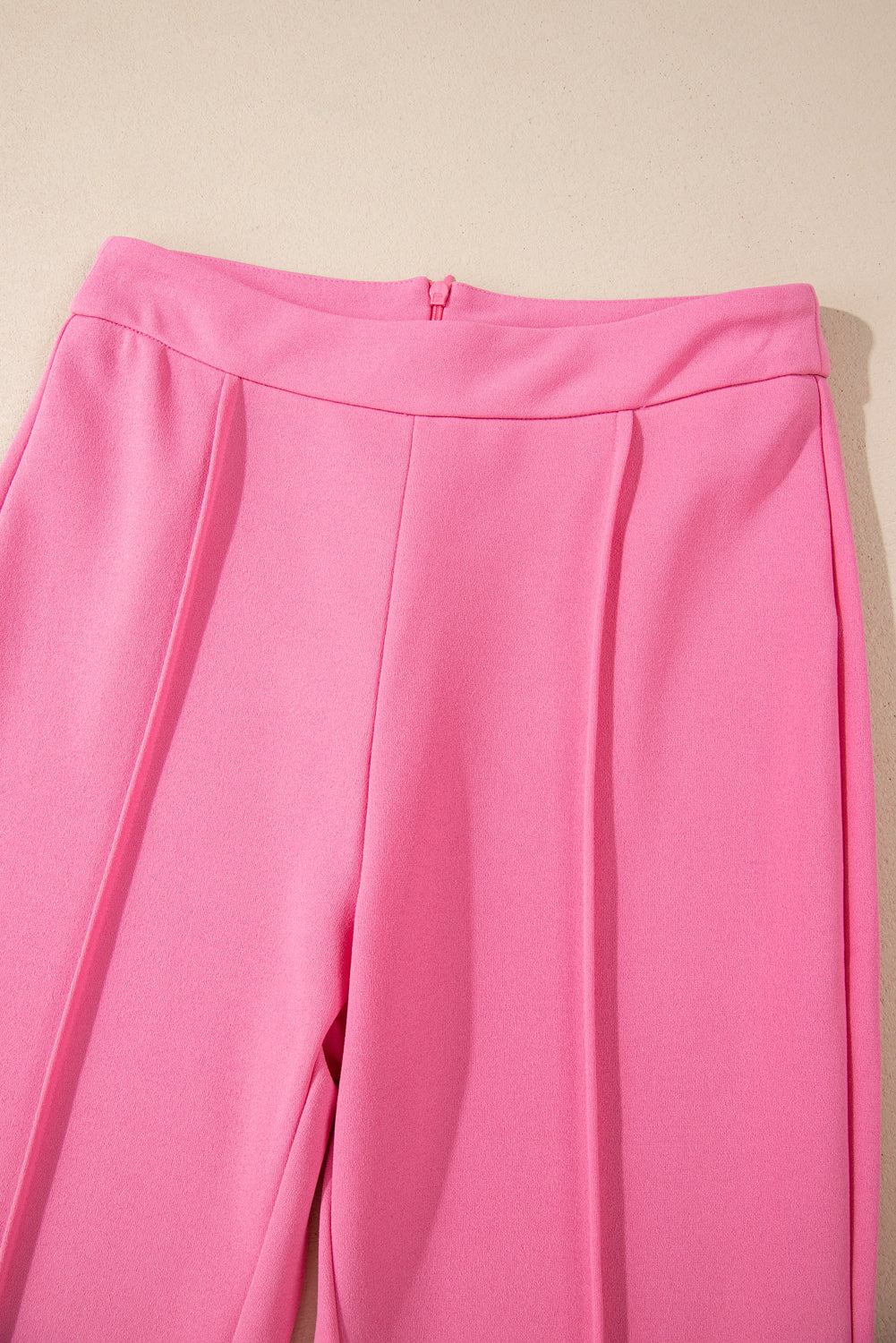 Sachet Pink High Waist Central Seam Flared Pants Pants & Culotte JT's Designer Fashion