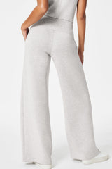 Light Grey Solid Color Crew Neck Drawstring High Waist Sleeveless Jumpsuit Jumpsuits & Rompers JT's Designer Fashion