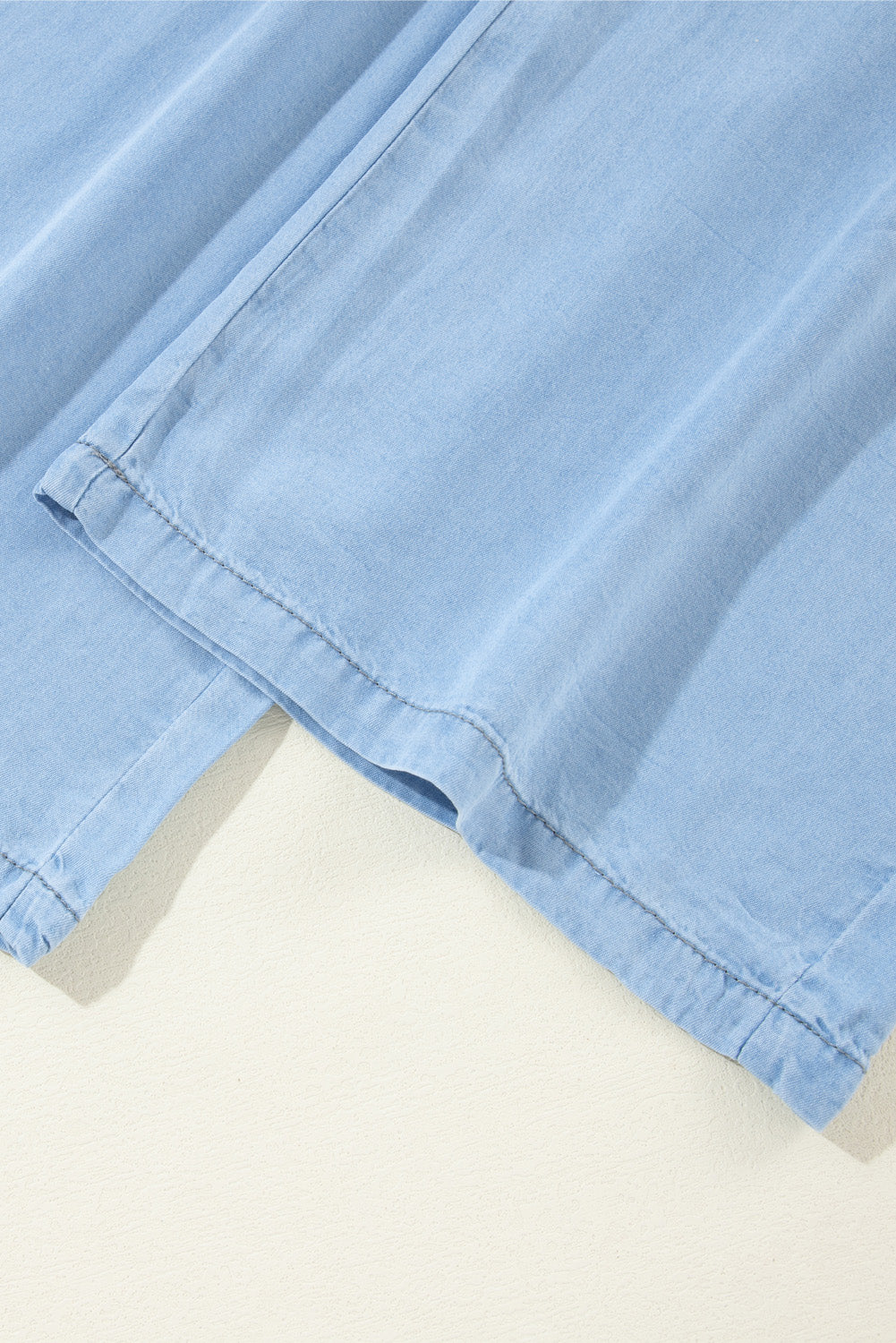 Myosotis Drawstring High Waist Wide Leg Denim Pants Pants & Culotte JT's Designer Fashion