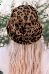 Thai Curry Leopard Plush Wide Brim Winter Fishman Hat Hats & Caps JT's Designer Fashion