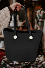 Black Waterproof Self-assembly Detachable Straps EVA Tote Bag Handbags JT's Designer Fashion