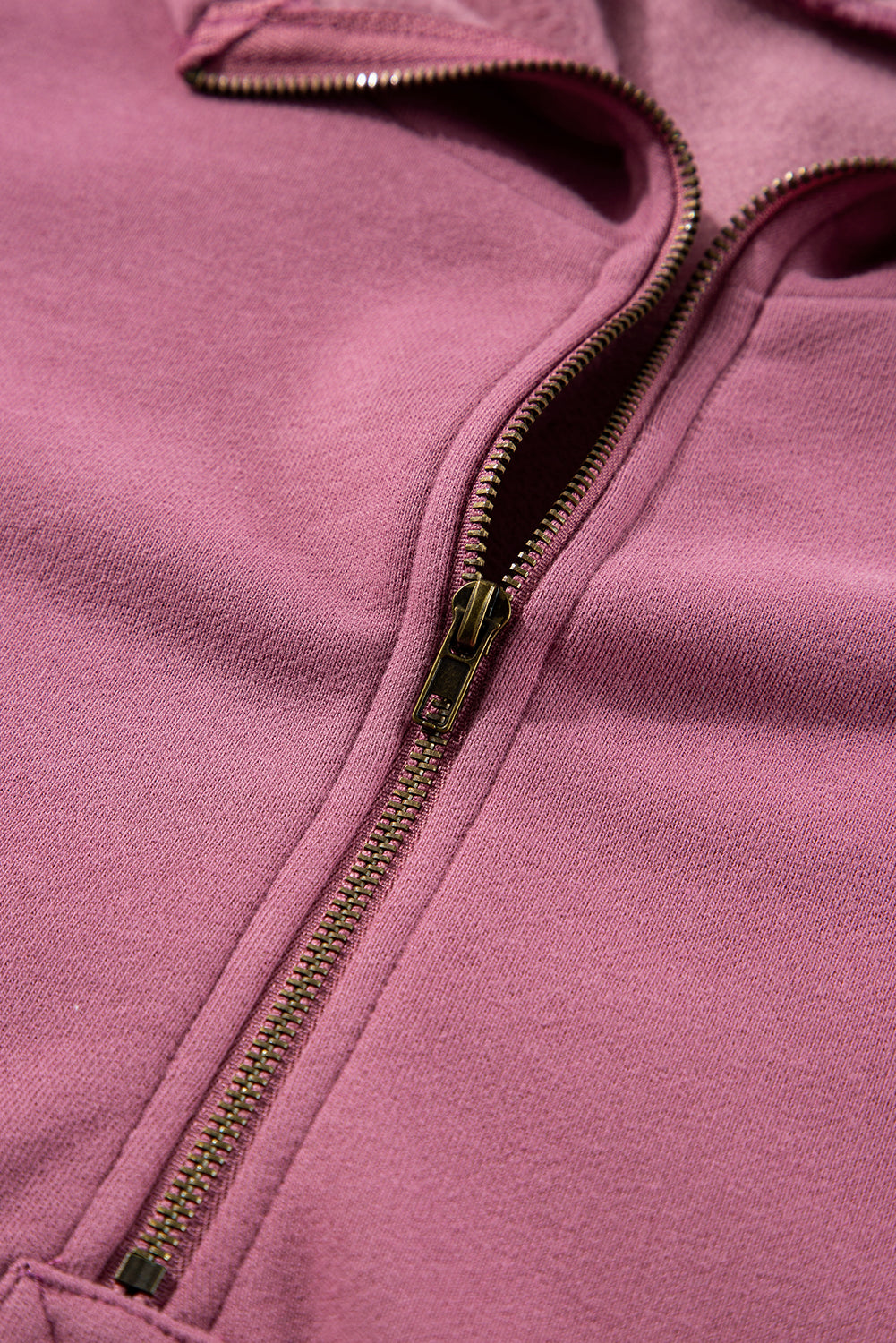 Valerian Fleece Lined Half Zipper Kangaroo Pockets Loose Hoodie Sweatshirts & Hoodies JT's Designer Fashion