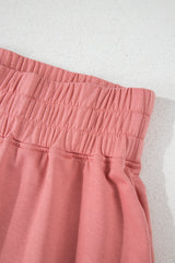 Blossom 2pcs Cropped Tee and Ruffle High Waist Skort Set Short Sets JT's Designer Fashion