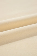 Beige Buttoned Sleeve Dropped Shoulder Sweatshirt Sweatshirts & Hoodies JT's Designer Fashion