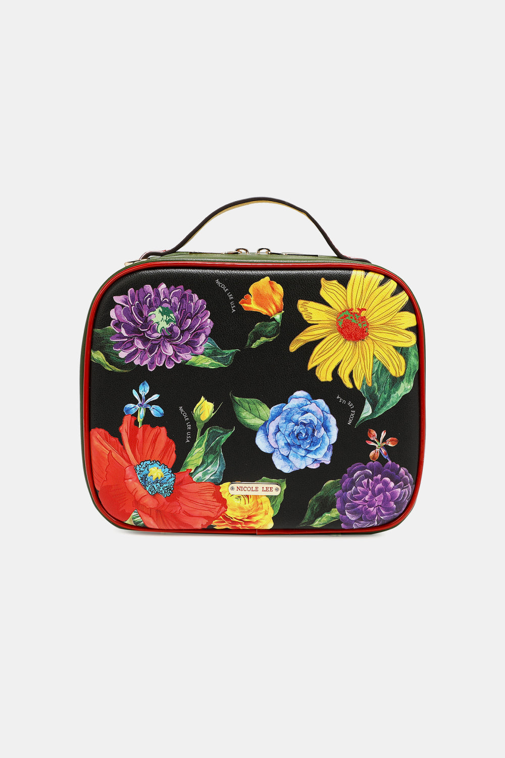 Nicole Lee USA Printed Handbag with Three Pouches Be My Valentine One Size Handbags JT's Designer Fashion