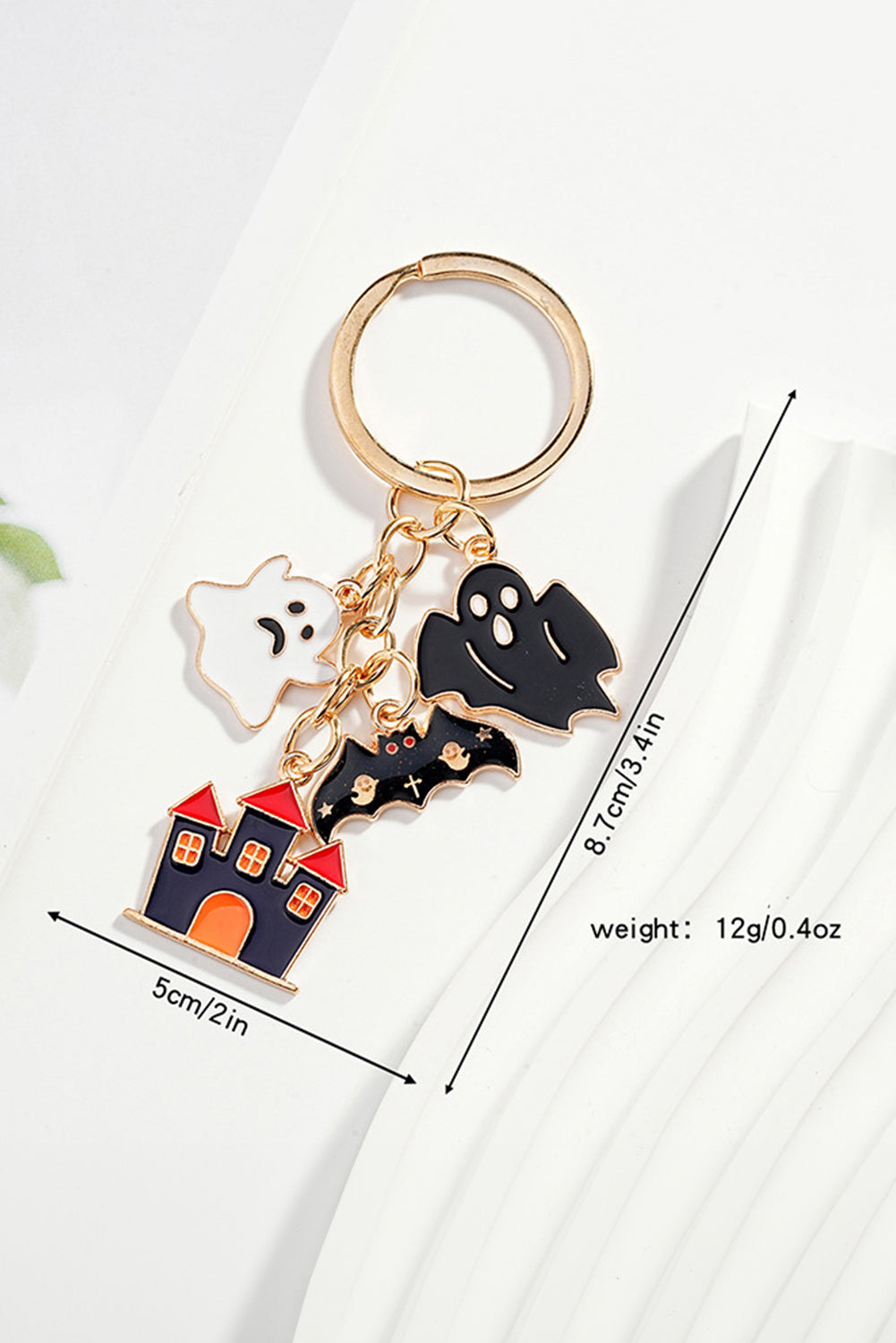 Black Funny Halloween Element Pendant Keychain Other Accessories JT's Designer Fashion