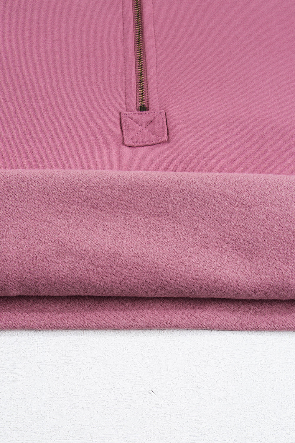 Valerian Fleece Lined Half Zipper Kangaroo Pockets Loose Hoodie Sweatshirts & Hoodies JT's Designer Fashion