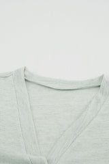 Solid Color Open-Front Buttons Cardigan Sweaters & Cardigans JT's Designer Fashion