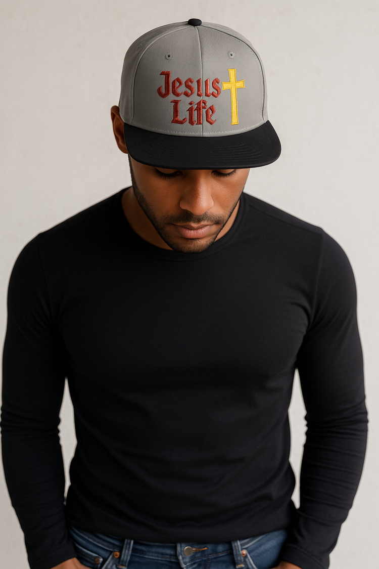 Jesus Life Snapback Hat – Bold, Stylish, and Faith-Inspired | Available in 9 Colors Hats JT's Designer Fashion