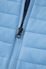 Myosotis Solid Color Quilted Zip-up Puffer Jacket Jackets JT's Designer Fashion