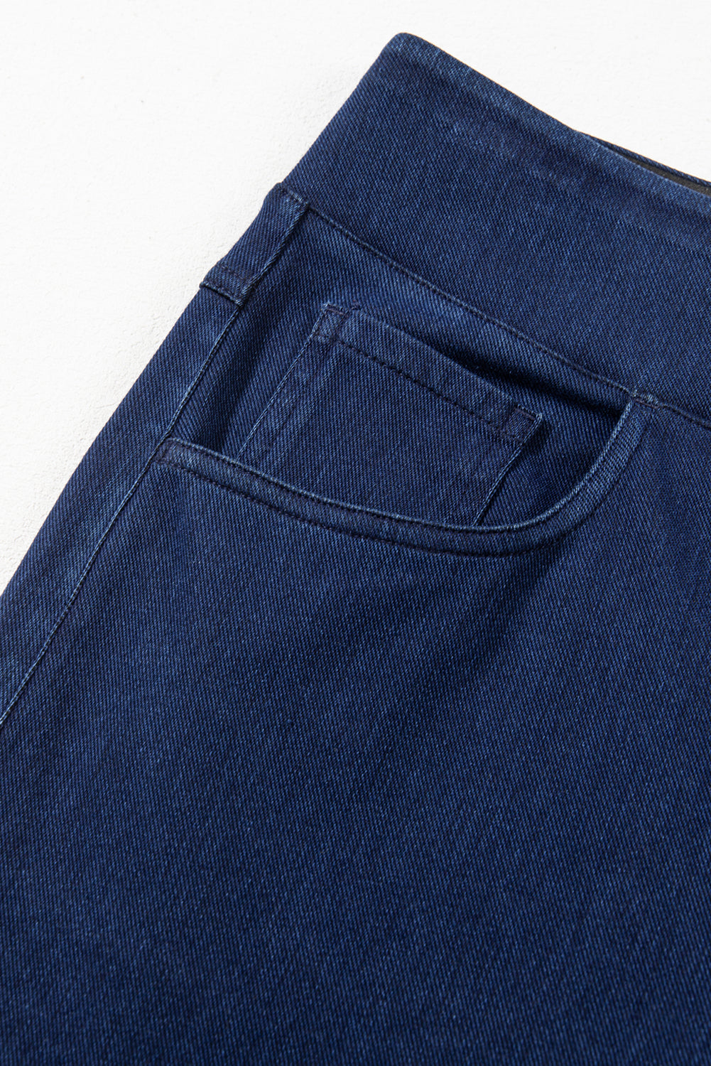 Sail Blue Medium Wash Straight Leg Loose Casual Jeans Jeans JT's Designer Fashion