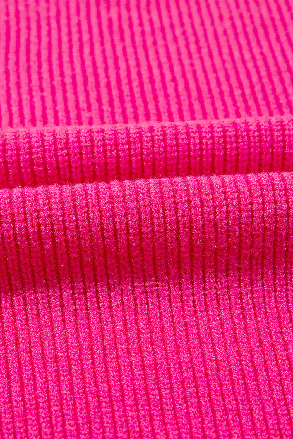 Rose Red Heart Shape Drop Shoulder Round Neck Sweater Sweaters JT's Designer Fashion