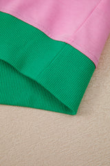 Bonbon Colorblock Edge Drop Shoulder T Shirt and Skort 2Pcs Set Short Sets JT's Designer Fashion