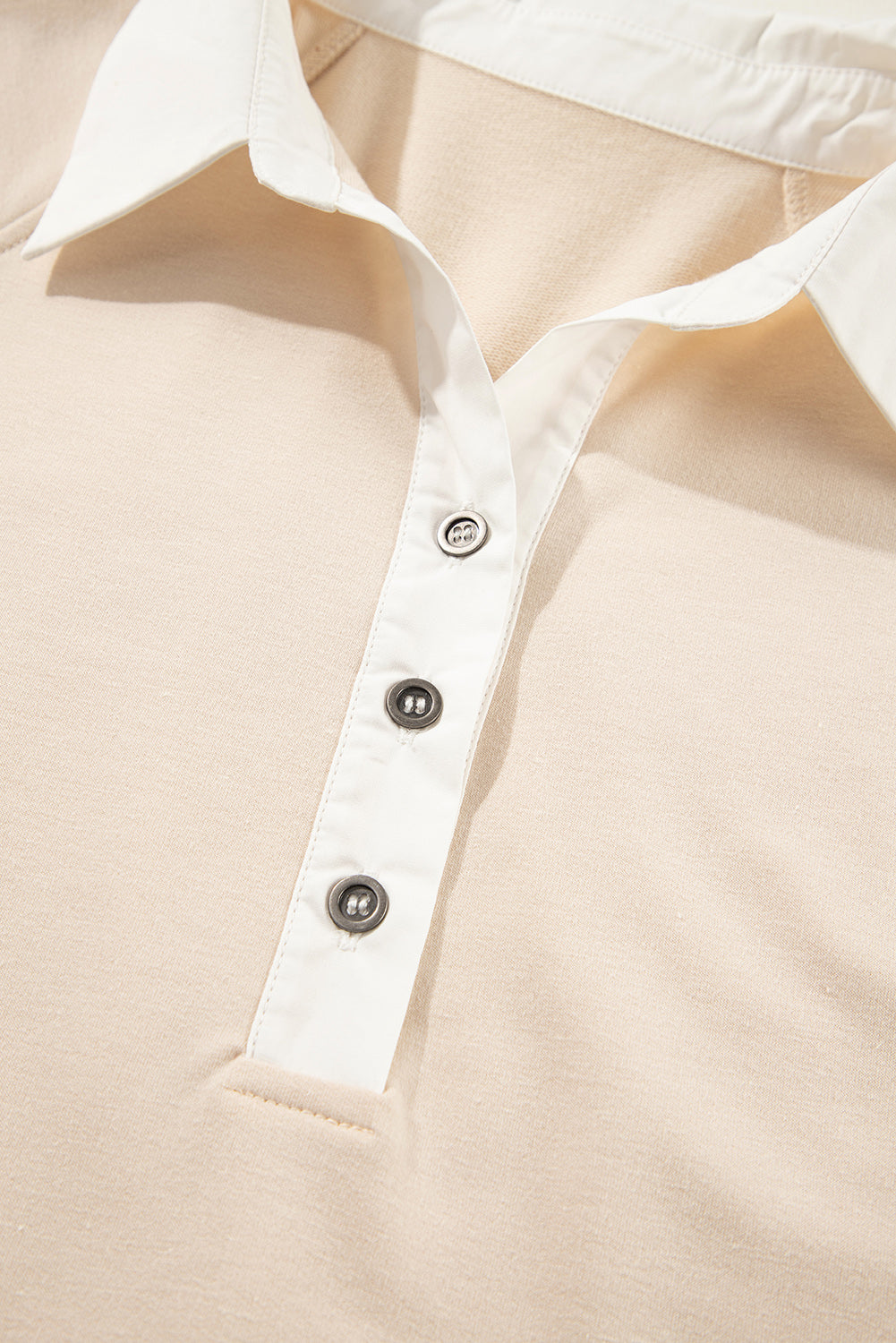 Jet Stream Shirt Collar Buttoned Patchwork Short Sleeve Mini Dress Mini Dresses JT's Designer Fashion