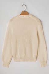 Beige Christmas Tree Pullover Graphic Sweater Sweaters JT's Designer Fashion