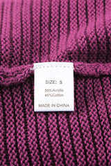 V Neck Ribbed Drop Shoulder Hooded Sweater Sweaters & Cardigans JT's Designer Fashion
