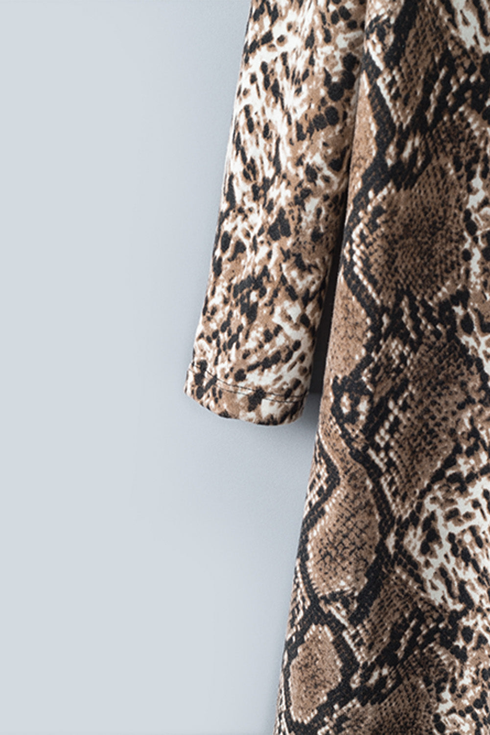 Snake Print Long Cardigan Sweaters & Cardigans JT's Designer Fashion