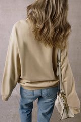 Parchment THANKFUL Leopard Bow Fall Vibe Graphic Sweatshirt Graphic Sweatshirts JT's Designer Fashion